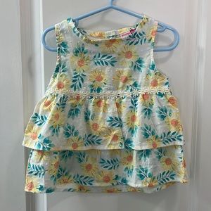 Girls floral top 4t